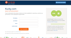 Desktop Screenshot of kucky.com